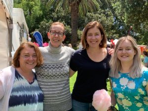 Four WA Primary Health Alliance staff stand in a park. 